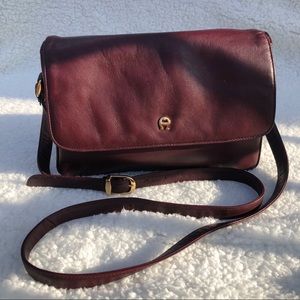 Rich Plum Crossbody Satchel
